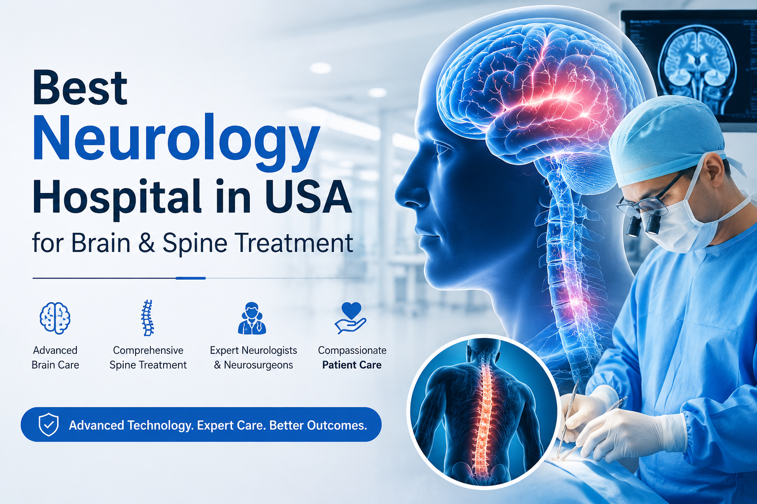 Best Neurology Hospital in USA for Brain & Spine Treatment